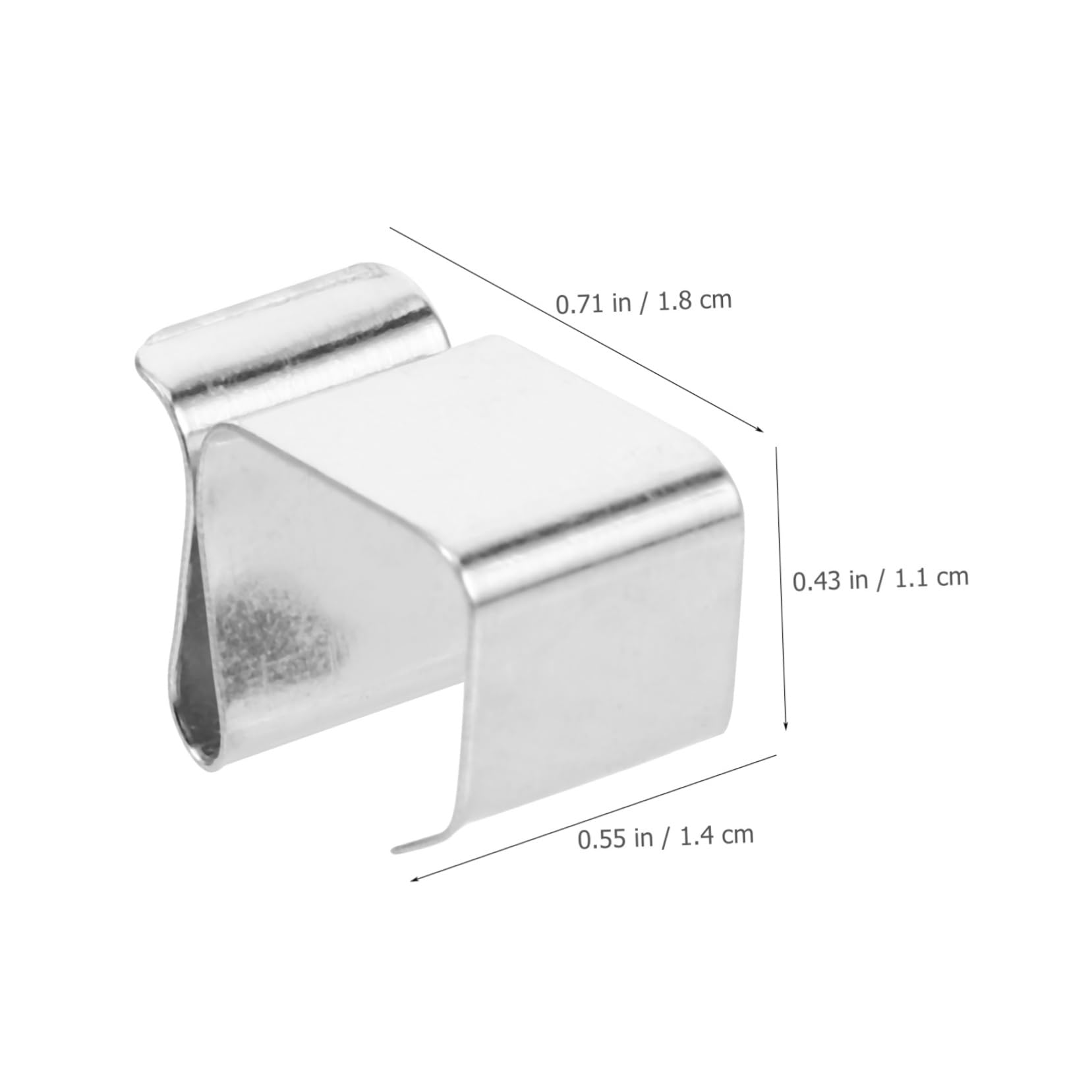 Artibetter 250piezas Clips Para Colgar Luces De Exterior Soportes De Metal Para Cadenas De Luces Navideñas Clips Para Decoración De Fiestas y Eventos