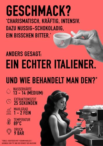 LUCIFERS ROAST 1kg Kaffeebohnen aus Italien - sehr starker Espresso dark roast - säurearm - für...