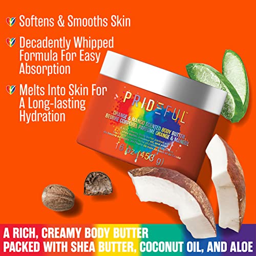 Prideful Body Butter (Orange & Mango) 10.5 Oz #TOP3