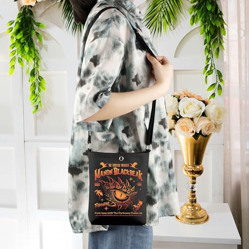 WCGXKO Manon Blackbeak Crossbody Bag Novel Series Gift for Literature Lover4