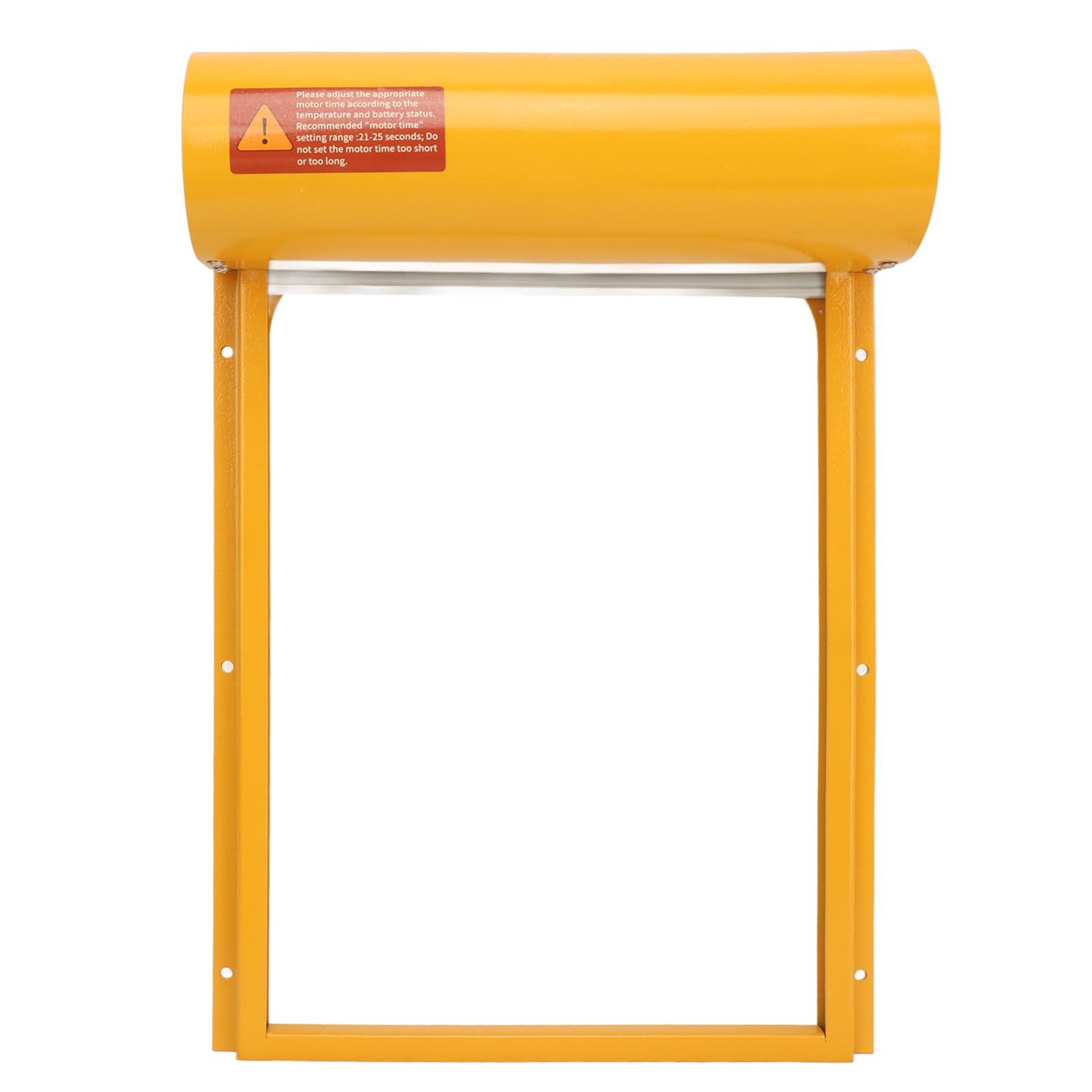 Puerta automática de gallinero, sensor de luz, temporizador, abridor automático de puerta de gallinero, puerta de gallinero con mando a distancia para pollos, patos, gansos (amarillo)