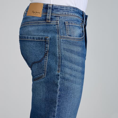 Image of Pepe Jeans Men's Jeans | Straight Fit | Mid Rise | Stretchable
