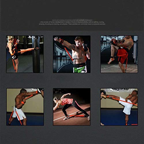 Ynxing Exercise Boxing Resistance Bands Leg Strength Training Home Workout Equipment Bounce, Explosive Power Training For Mma, Bounce,Etc Indoor And Outdoor Fitness Training, Set Of 12, Black #TOP6