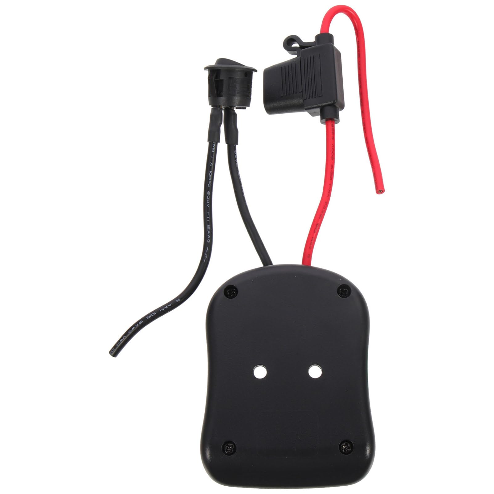 SHINEOFI 3 Piezas Adaptador De Batería De 18v Convertidor Camión Batería para Adaptador De Rueda Eléctrica para Fuerza De Corriente Al De La Negro Abs