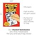 Comic Book Passport Sized Notebook - Filled With Blank Panels for Creating Your Own Comics
