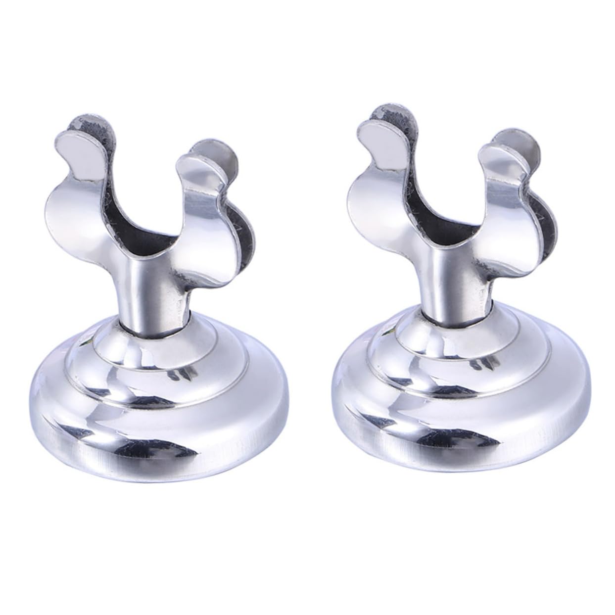 FUNOMOCYA 6 Restaurant Meal Holder Memo Holder Stand Photo Holder Clip Stand Wire Photo Table Picture Stands Table Number Holder Cord Holders Flyer Display Stand Menu Holder Clip Silver