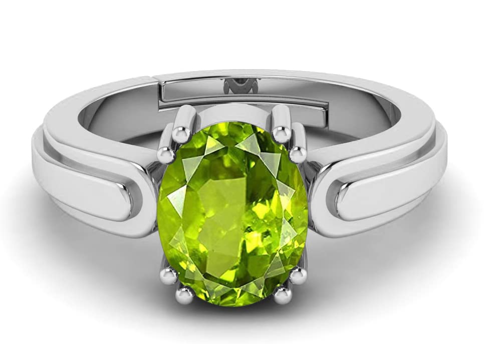 Péridot naturel bague mixte pour sublimer vos tenues de soirée
