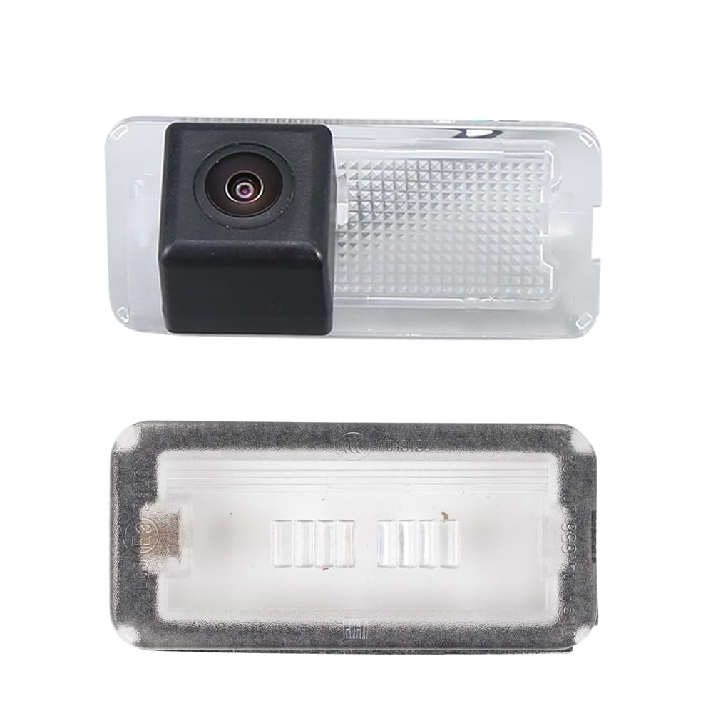 HD Luce targa Telecamera retromarcia sistema parcheggio resistente agli urti Compatibile con Fiat 500/Abarth 500 2007-2020/Fiat 500C/595C/695C/312C/Linea 2008-2022