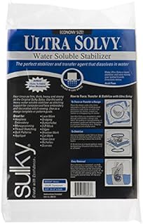 Sulky 19-1/2-inch x 3 yd Ultra Solvy Water Soluble Stabilizer,White
