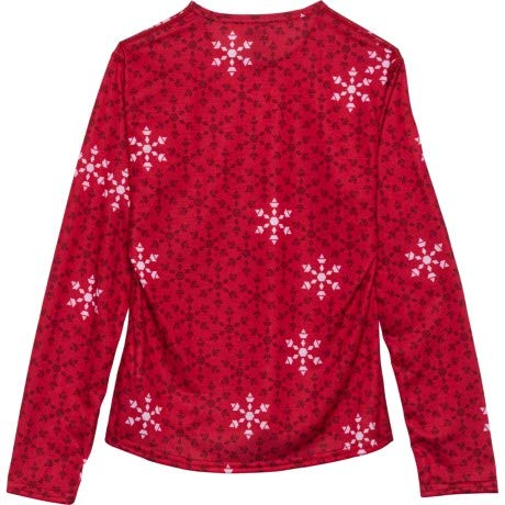 Hot Chillys Kids Skins Print Crew (Little Kids/Big Kids) Crystals LG (12-14 Big Kids)2