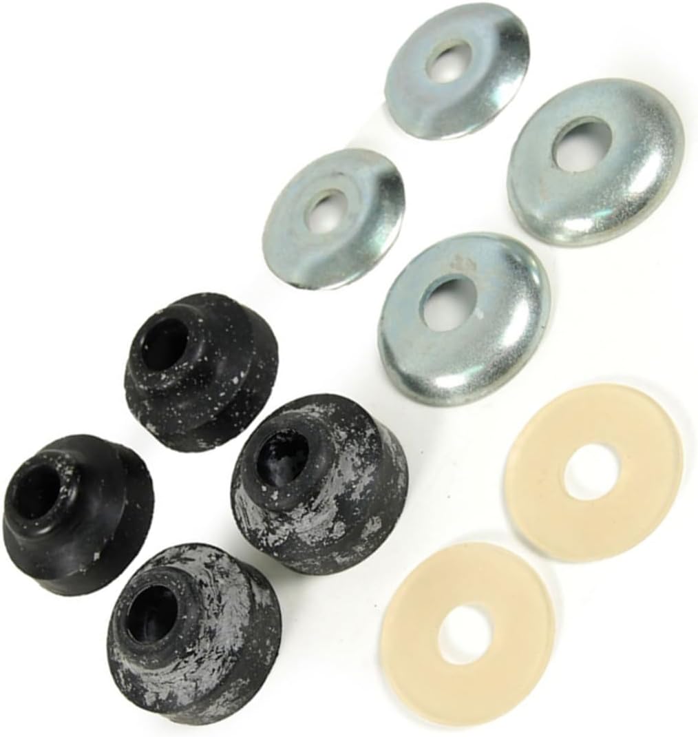 Suspension Strut Rod Bushing Kit Front 1 x for Dodge B100,B150,B1500,B200,B250 1979 1980 1981 1982 1983 1984 1985 1986 1987 1988 1989 1990-1998 Replacement 3898817, 3898974, 52038364