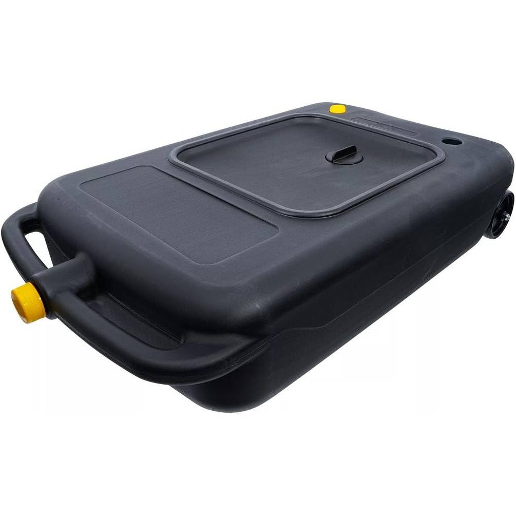 D-Work - Bidón de recogida de aceite de 12 l con boquilla – Resistente – Manejo fácil y seguro