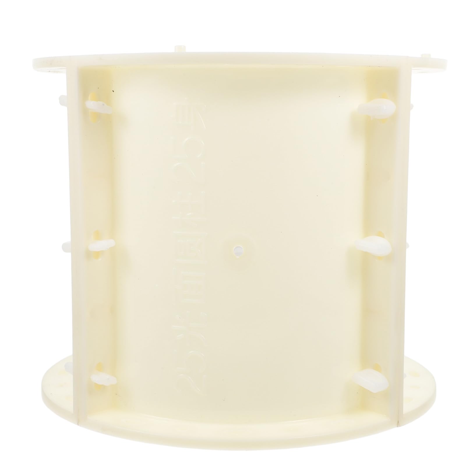Molde para Columna Romana Redonda de Material Resistente Beige, Rápido