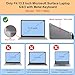 FINTIE Case Compatible with Microsoft Surface Laptop 5/4 / 3 Model 1951/1868 - [Snap-On] Clear Hard Shell Cover Fit 13.5 inch Touch Screen w/Metal Keyboard, Crystal Clear