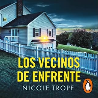 Diseño de la portada del título Los vecinos de enfrente