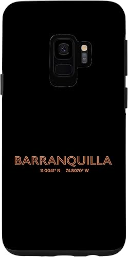 Galaxy S9 Colombia City Coordinates - Barranquilla Case