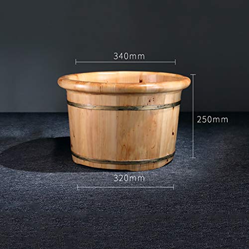 Barril de baño para pies de madera con masaje miniatura 3