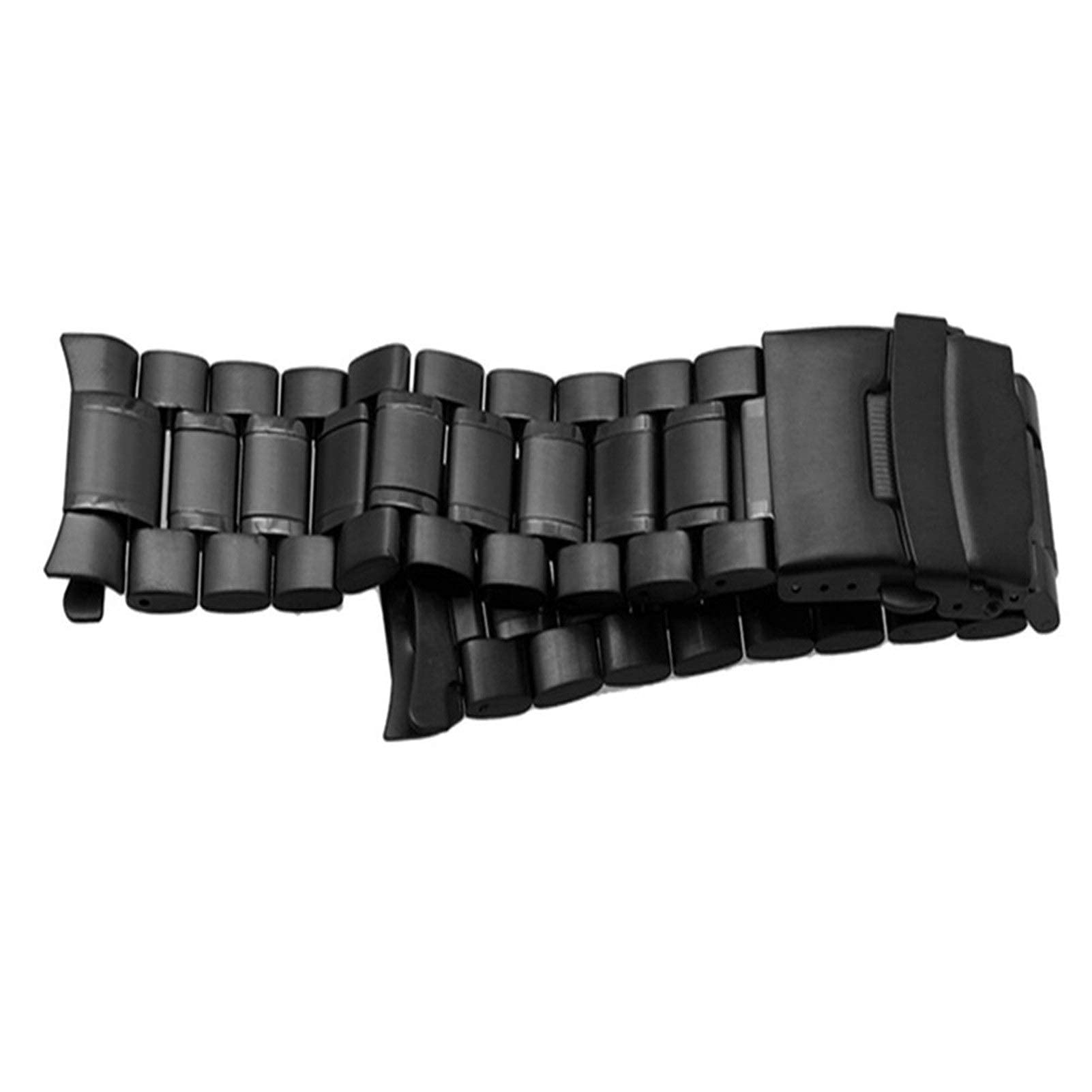Pasek do zegarka, pasek ze stali nierdzewnej 18 mm 20 mm 22 mm pasek męski i damski uniwersalna rozkładana klamra solidny metalowy pasek na nadgarstek bransoletka biżuteryjna (kolor paska: srebrny,