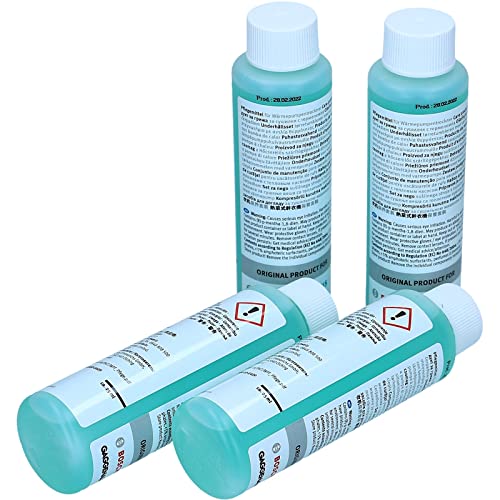 LUTH Premium Profi Parts Pflegeset 4x125ml Reiniger für Wärmepumpentrockner mit Pflegeprogramm kompatibel mit Bosch 00311829 00312111