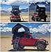 WINTENT Inflatable Rooftop Tents for Camping Easy Setup Tent for Top of Car Roof Tent Pickup Truck SUV Tents Blow Up with Strip Light, Ladder, Thick Mattress