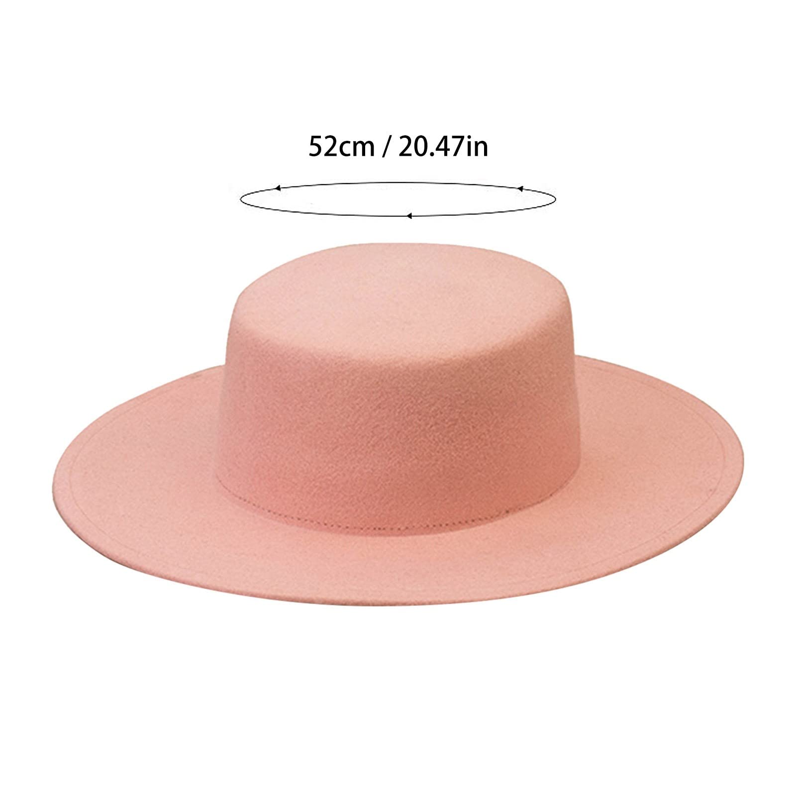Panama Chapeau Cowboy Femmes Hommes Plate en Feutre Chapeaux Fedora et Trilby Homme Femme de Mariage Cérémonie Fête Spectacle Bob Chapeau Soleil Casquettes, Bonnets et Chapeaux Western Country Anti UV