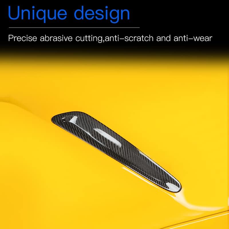 Miniatura 9 de JSWAN - Kit de cuerpo de entrada de aire de fibra de carbono real para capó de automóvil, cubierta de panel de decoración para GR Supra A90