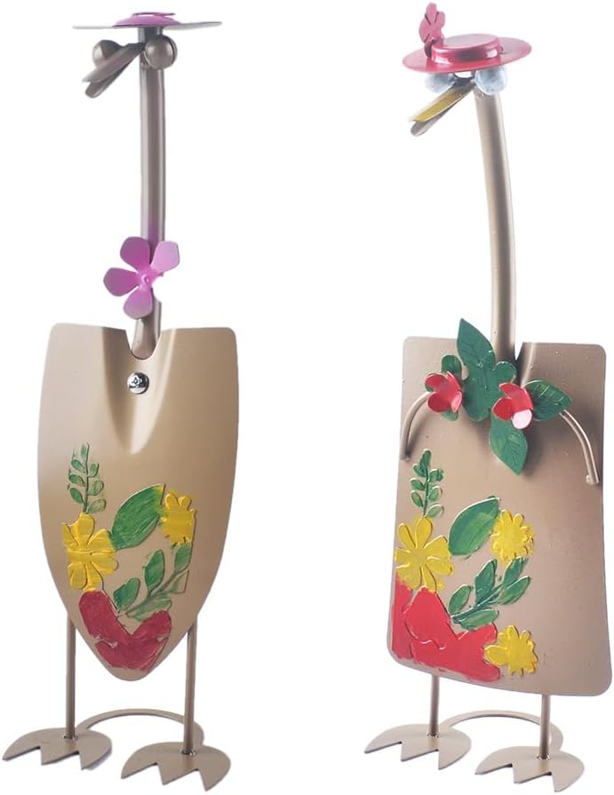 Metal Duck Outdoor Decor Shovel Duck Ornaments Handmade Metal Duck Garden Statues for Home Garden Balcony Gifts