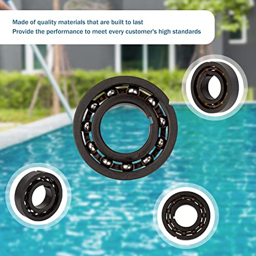 AXV055P Pool Vac Turbine Bearings, Compatible with Hayward Aquabug Pool Vac AquaBug Navigator Pro Wanda The Whale Diver Dave Pool Vac Automatic Suction In-Ground Pool Cleaners (2 Bearings)