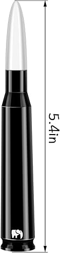 Miniatura 2 de Antena estilo bala calibre 50, compatible con todos los camiones Dodge RAM (RAM 1500, RAM 2500 o RAM 3500 1994-2023)  Diseñada para una recepción