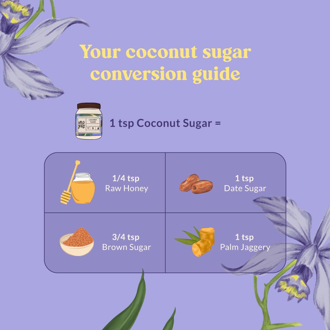 Good Graze Coconut Sugar Sap 350g | Natural Sweetener, No Refined Sugar, Healthy Replacement for Sugar | Unrefined Chemical-free | Fit for baby adults diabetic friendly rich in vitamins mineral