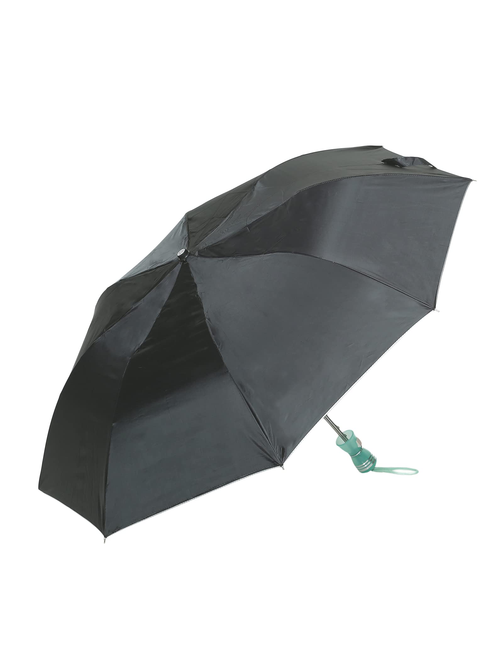 T2 fold UV Indian Style Umbrella for Sunlight & Rain/Strong Windproof Umbrella (Ideal for Men and Women) Umbrella��(Black)