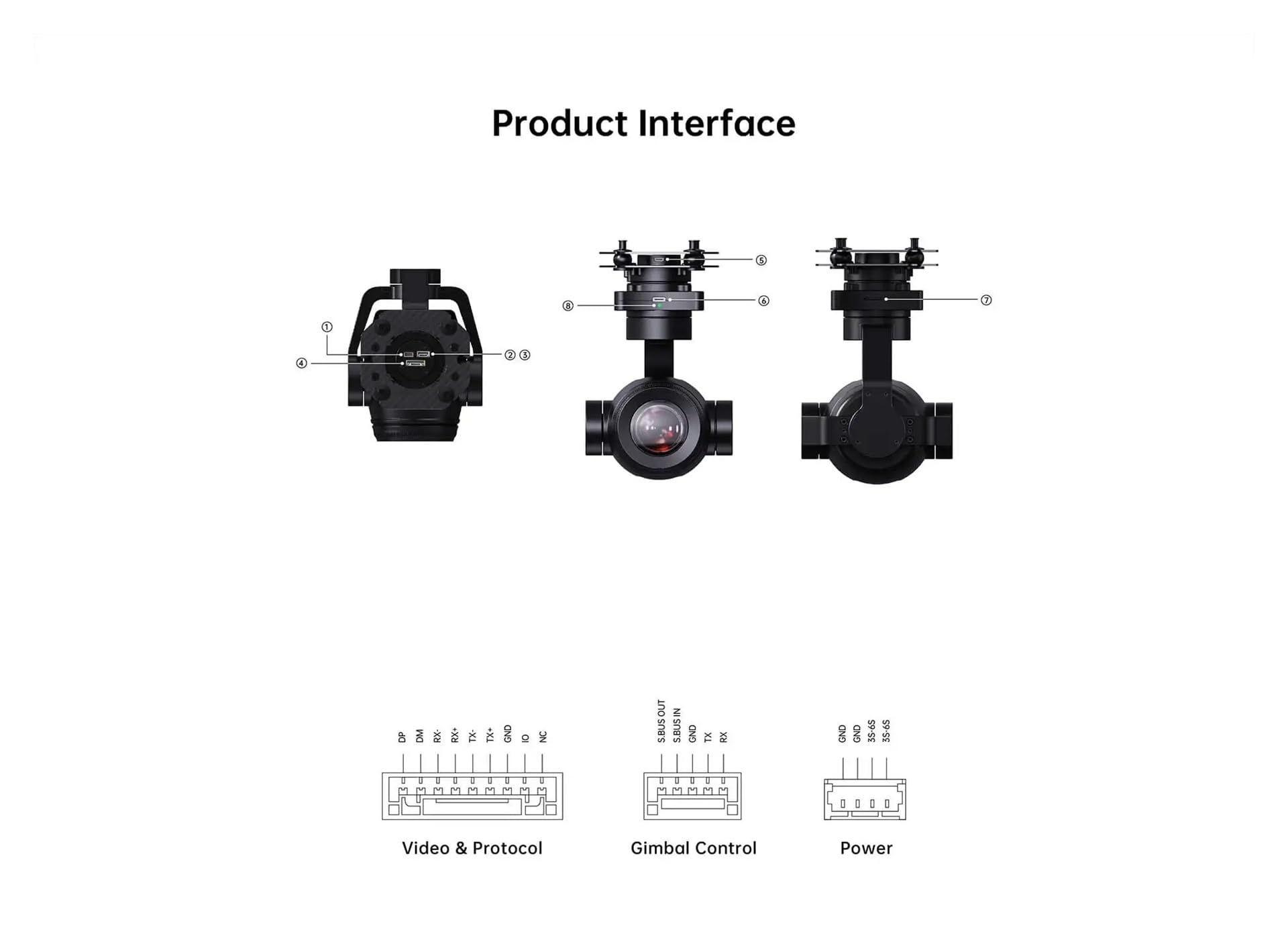 Drone Starlight con cardán de 3 ejes y zoom óptico ZR30 4K 30X | Carga útil de cardán de alta definición con poca iluminación for patrullaje e inspección aérea durante todo el día