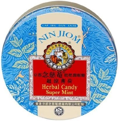 Nin Jiom Super Mint Caramelo de Hierbas 2.12 oz Lata
