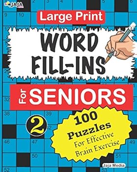 Paperback Large Print WORD FILL-INS For SENIORS; Vol. 2 [Large Print] Book