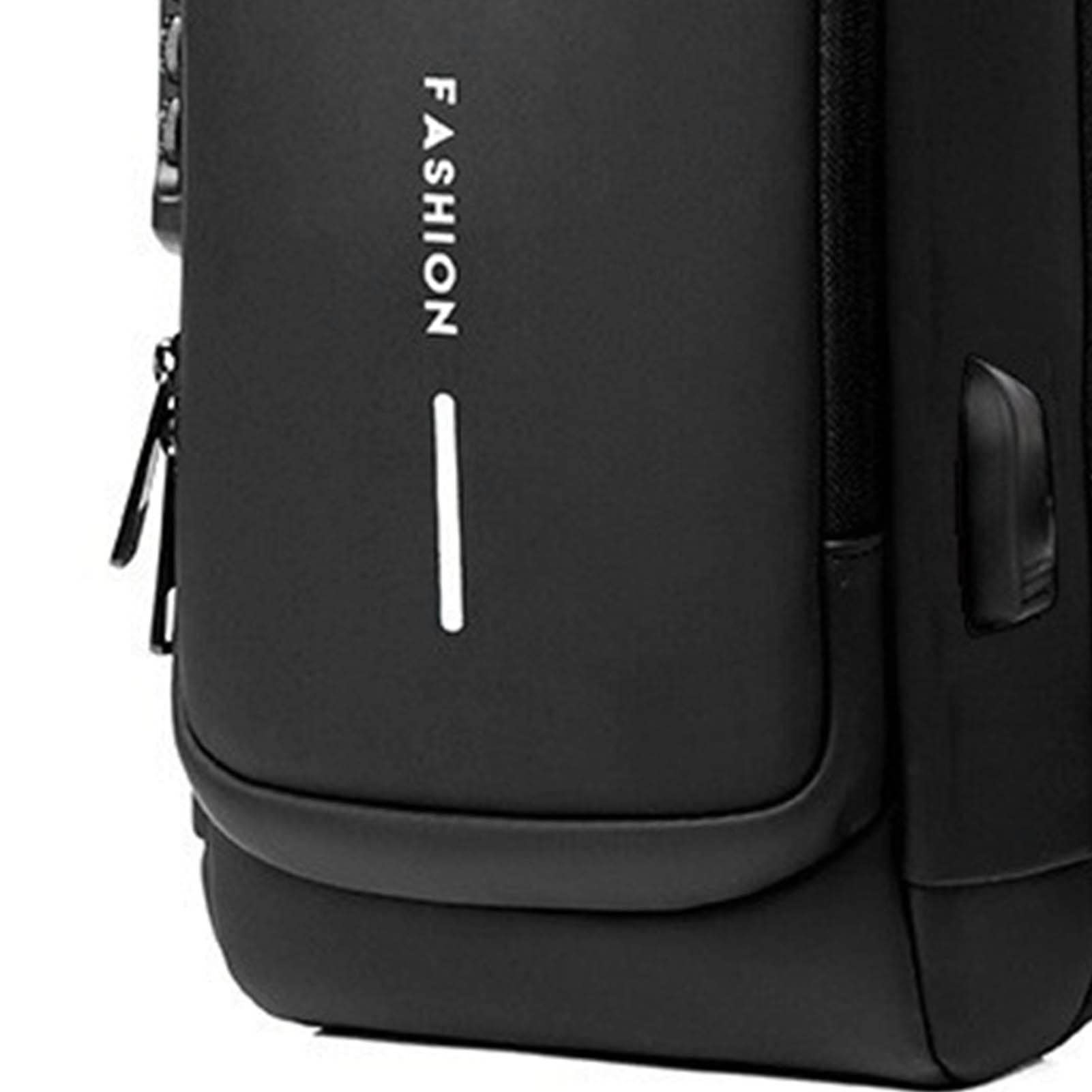 AMONIDA Borsa da Ciclismo, Borsa a Tracolla Antifurto di Grande capacità in Tessuto Oxford per Uomo (#3)