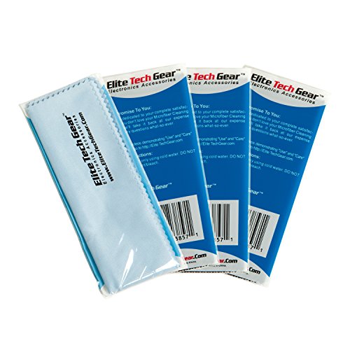 The Most Amazing Microfiber Cleaning Cloths - Use for Cell Phones Tablets Computer LCD TV Screens Camera Lens Eye Glasses Sunglasses Delicate Surfaces etc. - Protect Your Investments - 100% Satisfaction Guarantee 4) 4 Pack OVERSIZED AD - Image 6