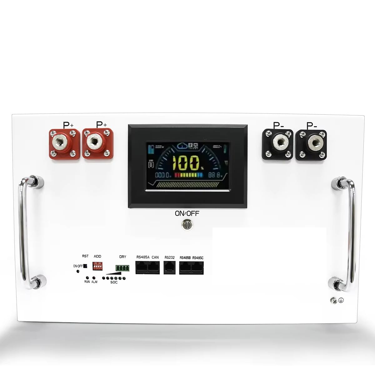 Kit Batteria per Impianto Fotovoltaico 51,2V 280Ah/314Ah/320Ah LiFePO4 Senza Celle, Pacco Batteria 48V con BMS, Espandibile fino a 16 Unità, Accumulo Solare, Off-Grid, Emergenza