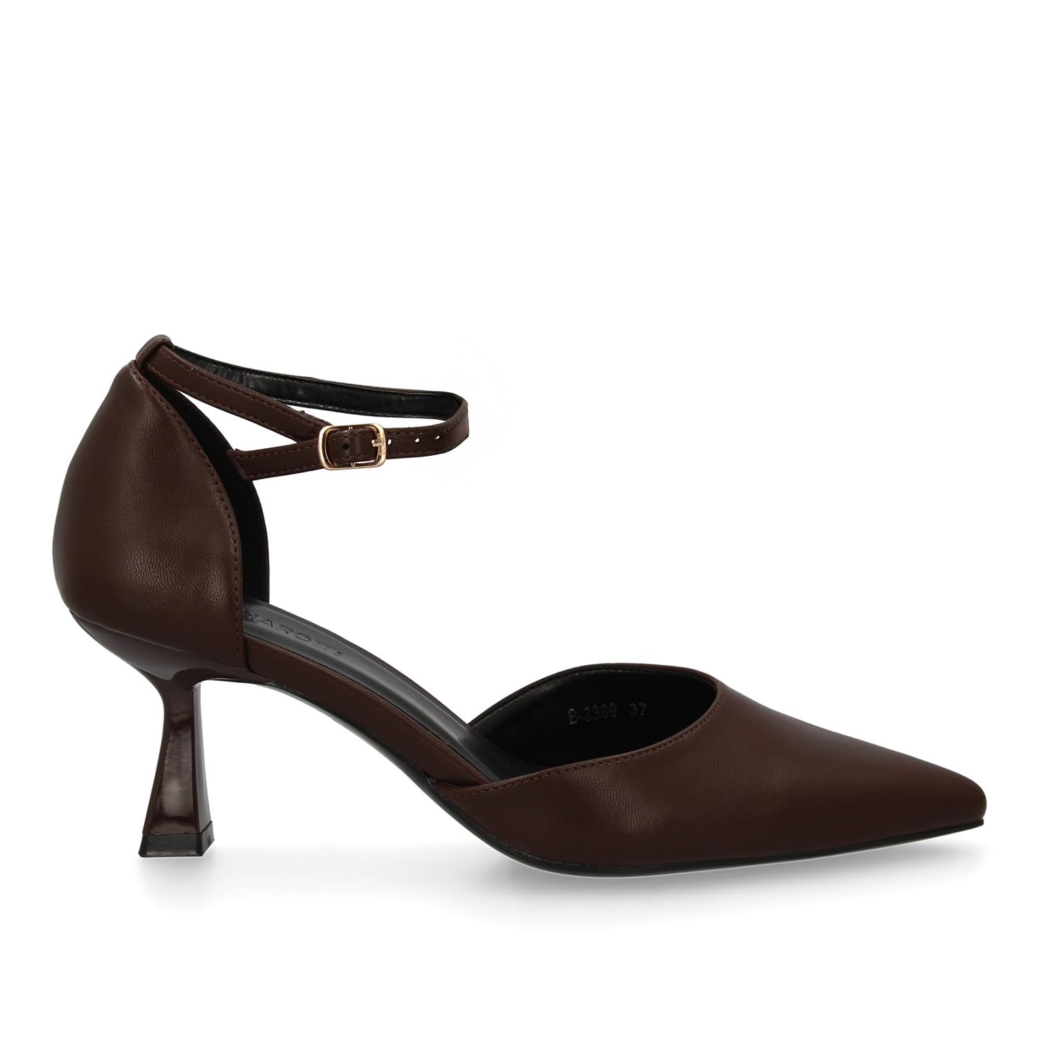 shoes&blues.es Stiletto para Mujer con Tacon Fino. Cierre de Hebilla, Punta Fina. Ideal para Otono Invierno.