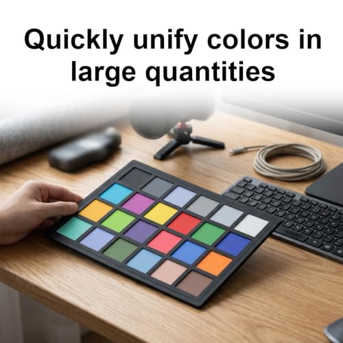 Tarjeta de muestra de color 24 colores de alta precisión para cámaras 3