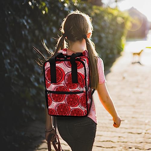 Sac à dos moderne garçons rouge multicolore avec bretelles ajustables - 7