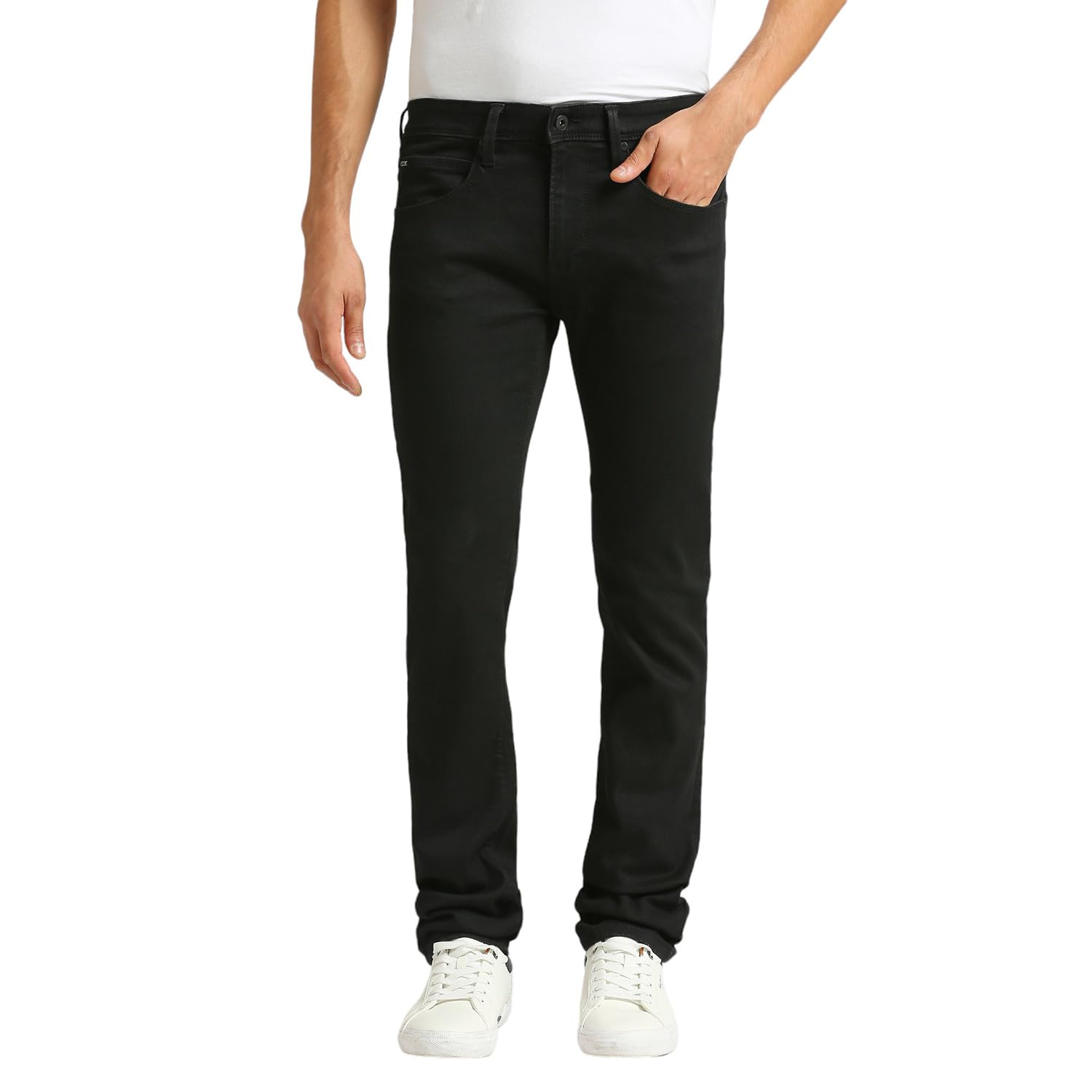 pepe jeans Men's Mid Rise Slim Fit Jeans-picture-43