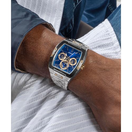 Image of Guess Men's GW0G Series| Analog Trend Watch| Polycarbonate Case| Silicone Bracelet | 50M Water Resistance