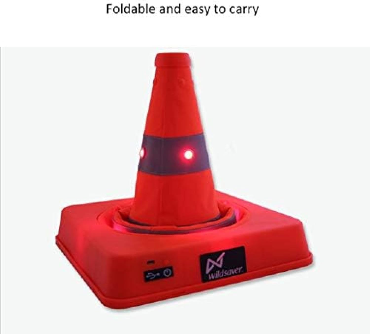 Wielofunkcyjny Pachołek Drogowy Podwójne Ostrzeżenie Led Bezpieczeństwo Pachołek Drogowy Składana Blokada Drogowa Teleskopowy Odblaskowy Usb Pachołek Drogowy Pachołek Do Lodów Bezpieczeństw