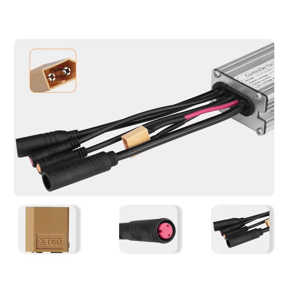 Amazon.com : 36V/48V KT 25A Ebike Brushless Motor Controller Sine