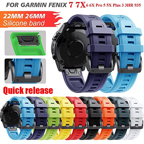 Correa Forerunner 945 de silicona compatible con Instinct 2 y Fenix 7 2