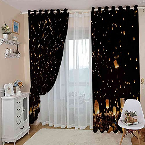 Rideaux occultants enfant 3D de qualité supérieure isolant phonique 200 cm - 4