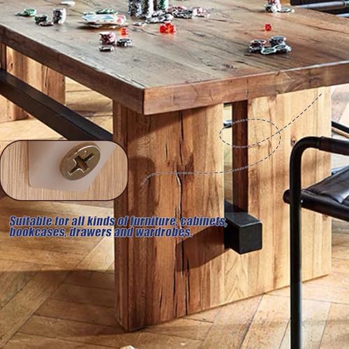 120 Pcs Drawer Repair Kit with Screws, Draw Wedges, Draw Support Wedges - Image 4