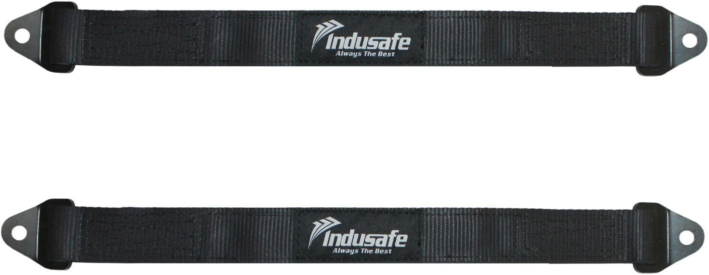 2 Pack 30" Limit Straps, Car Hauler Axle Straps Rated for 10,000 LBS Quad Wrap Nylon Limit Strap for ATV UTV Trucks, Black
