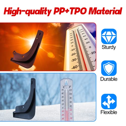 Image of BDFHYK Mud Flaps Splash Guards 4PCS Front & Rear Side Mud Guards Compatible with Model 3 (2016-2022)