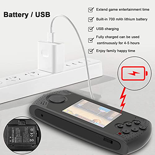 EASEGMER Handheld Games for Kids 16 Bit Portable Retro Video Games Built in 230 Classic Games 3.0 Inches HD Screen… - Image 5
